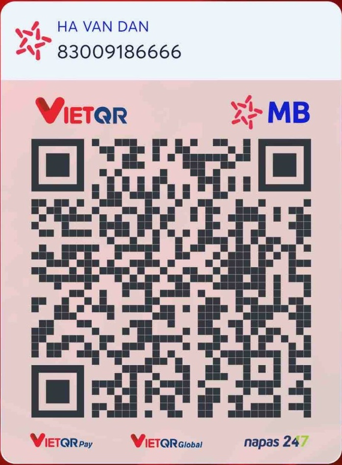 Mã QR mừng cưới Chú rể Hà Văn Dân